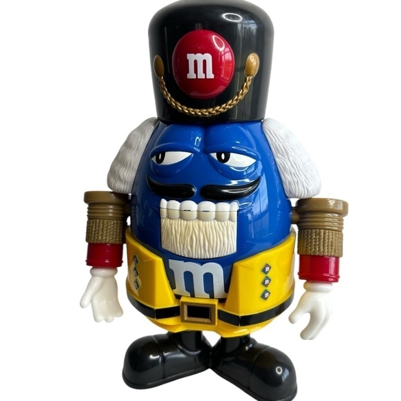 M & M Limited Edition Nutcracker Blue Candy Dispenser Christmas M&M's Holiday - Picture 11 of 12